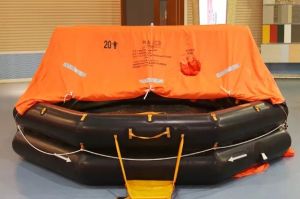 KHA type throw-over board inflatable liferafts for fishing vessels