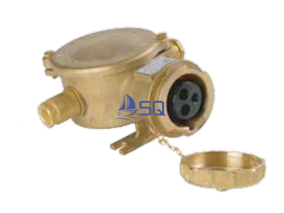 16A Marine Brass High-Current Water-tight Plug Socket