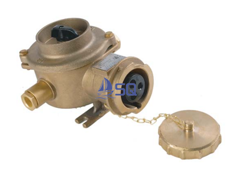 16A Marine Brass High-current Water-tight Socket with Swtich