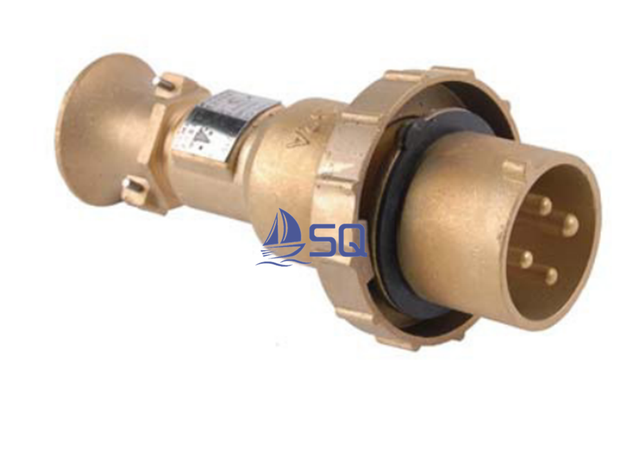 32A Marine Brass High-current Water-tight Plug Socket