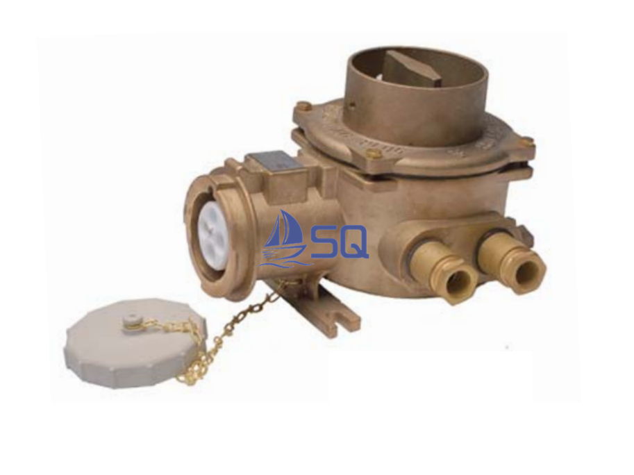 32A Marine Brass High-current Water-tight Socket With Chain Switch