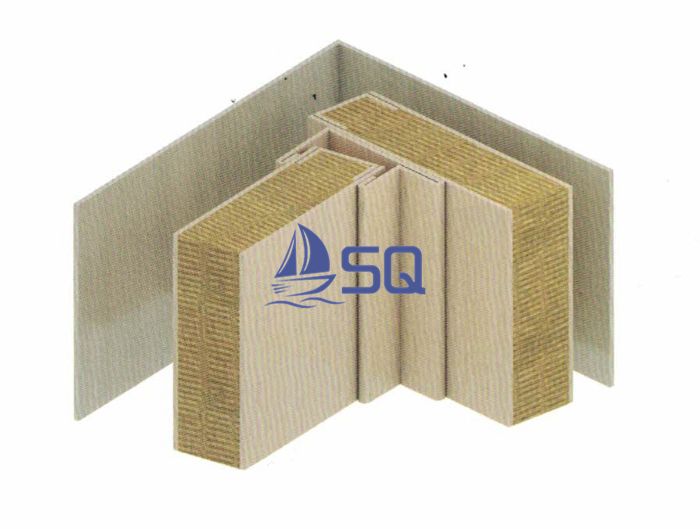 Marine Ship Boat Profile System Non-90°Internal Corner