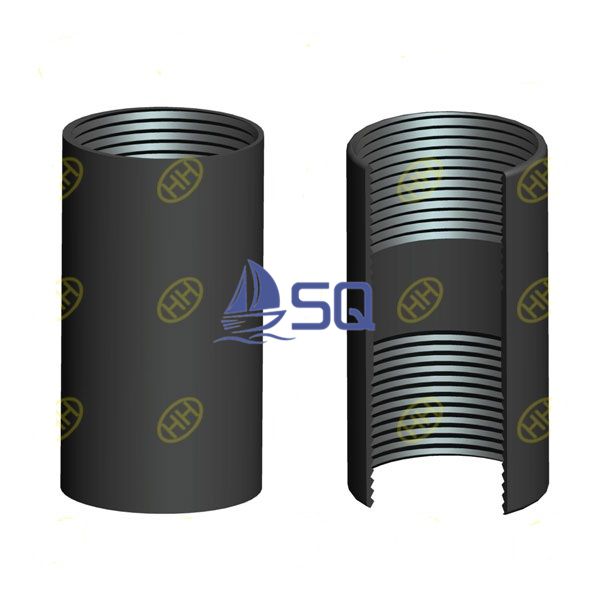 Full thread pipe coupling