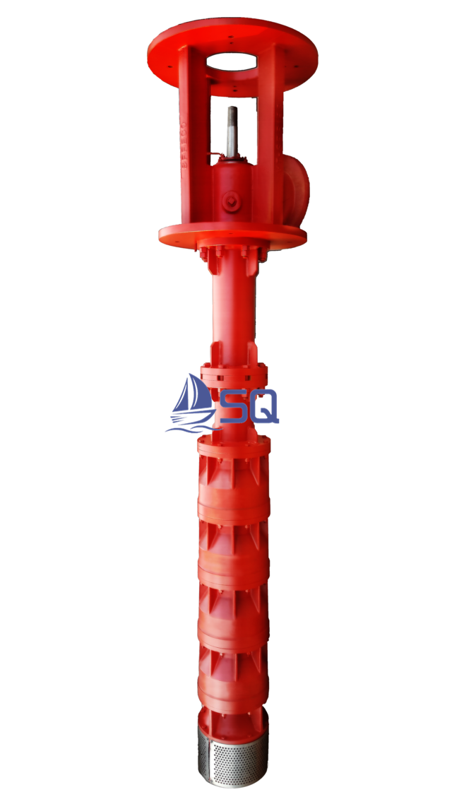 Vertical shaft fire pump