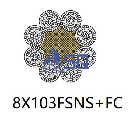 Marine Wire Rope 8X103FSNS+FC