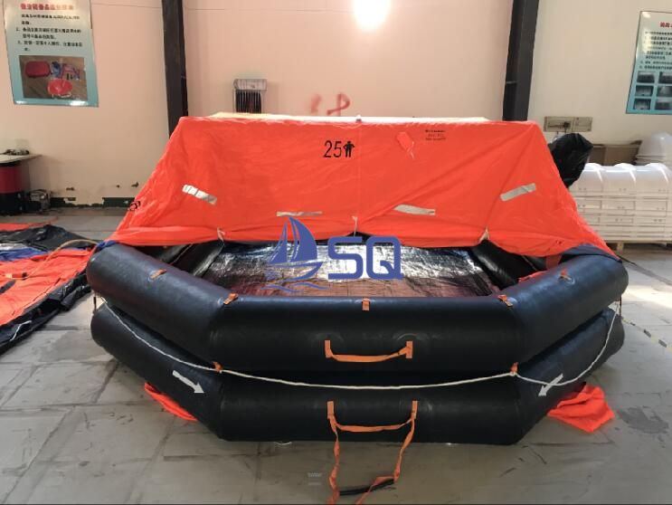 KHZD type automatically self-righting davit-launched inflatable liferafts