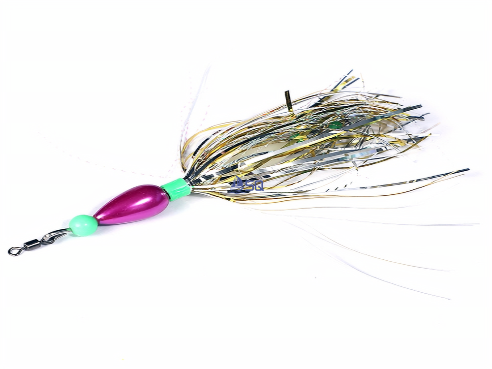 Pearl Silk Ribbon Shrimps Squid Jig Lures Shrimp Bait