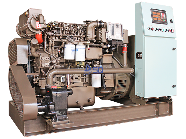 Marine diesel genset