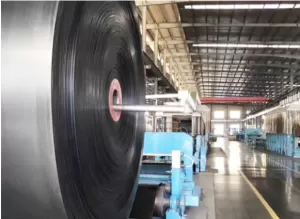 Stacked conveyor belts